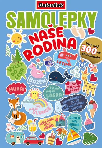 Samolepkový sešit Naše rodina