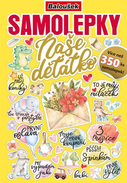 Samolepkový sešit Naše děťátko