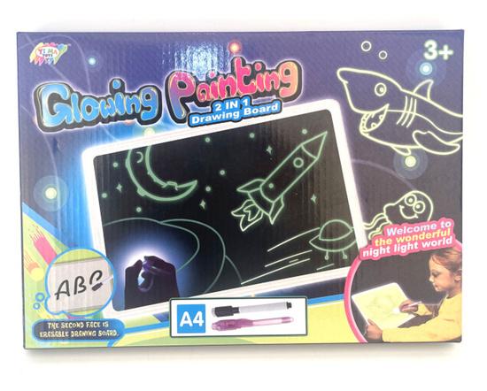 Kreslící tabulka ve tmě