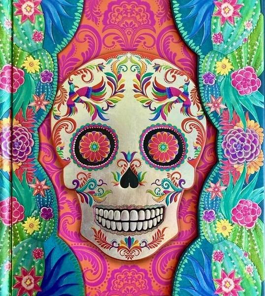 Luxusní zápisník Boncahier Arte Mexicano Lebka