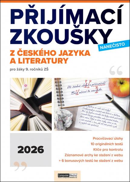Přijímací zkoušky nanečisto z českého jazyka a literatury - 9788074025006