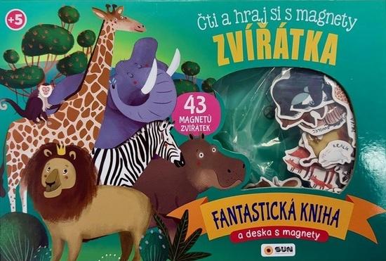 Čti a hraj si s magnety Zvířátka - 9788076875449