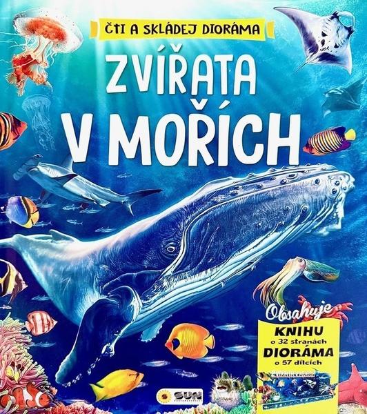 Zvířata v mořích Čti a skládej dioráma - 9788076873438
