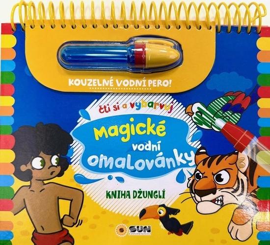 Magické vodní omalovánky Kniha Džunglí - 9788076875845