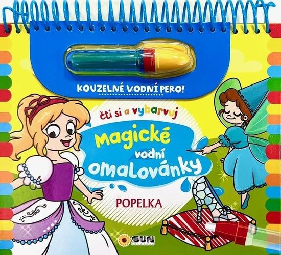 Magické vodní omalovánky Popelka - 9788076875838