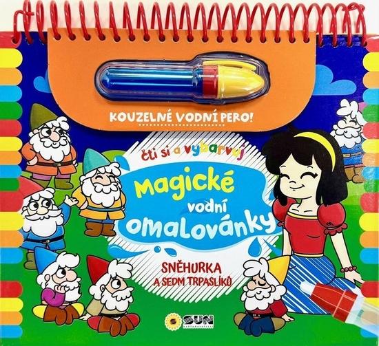Magické vodní omalovánky Sněhurka a sedm trpaslíků - 9788076875821