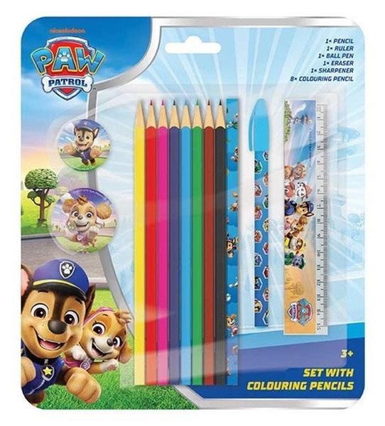 Set s pastelkami Tlapková patrola