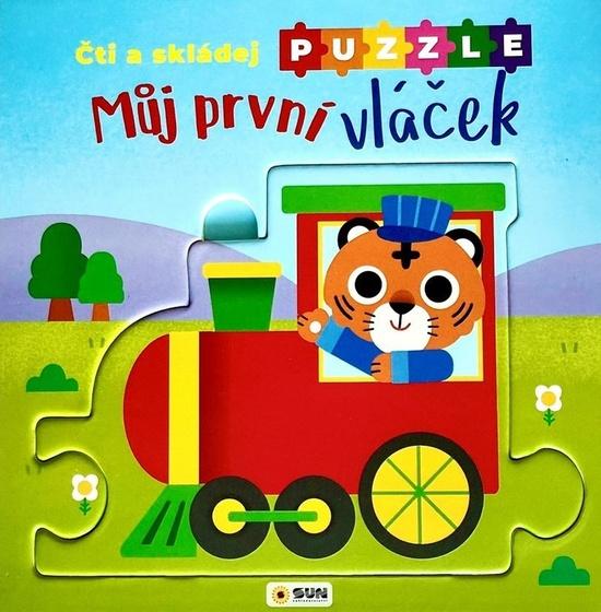 Můj první vláček Čti a skládej puzzle - 9788076875296