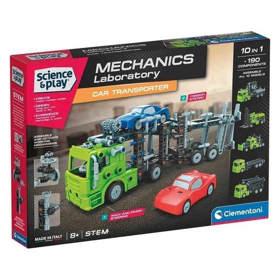 Science&Play Mechanická laboratoř Přepravník automobilů 10v1