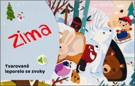 Tvarované leporelo se zvuky Zima - 9788025639672