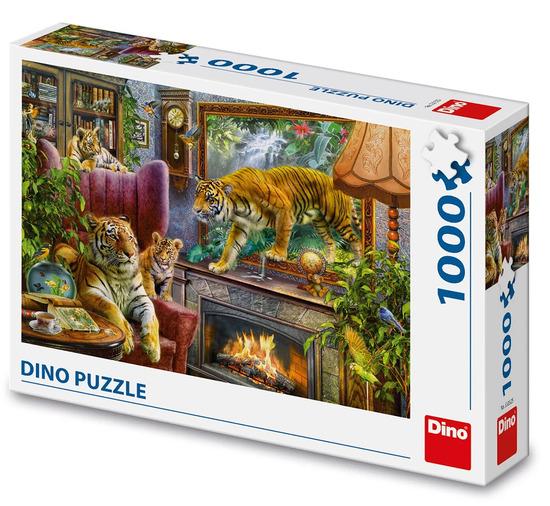 Puzzle 1000 Z obrazu Tygři