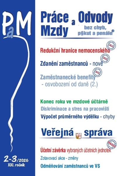 Práce a mzdy 2-3/2026 – Redukční hranice nemocenského