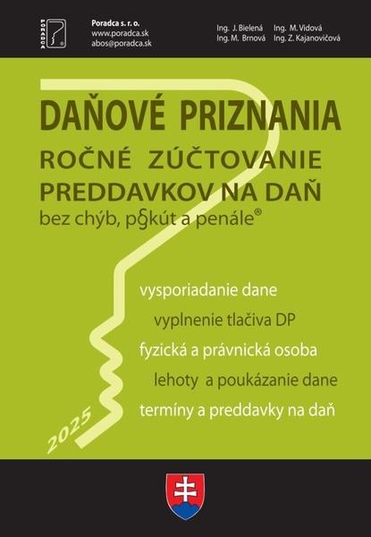 Daňové priznania FO a PO za rok 2025 - 9788081623004