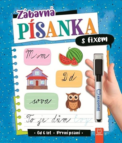 Zábavná písanka s fixem První psaní - 9788088647317