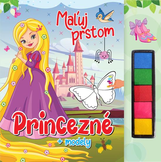 Maľuj prstom Princezné - 9788084451499