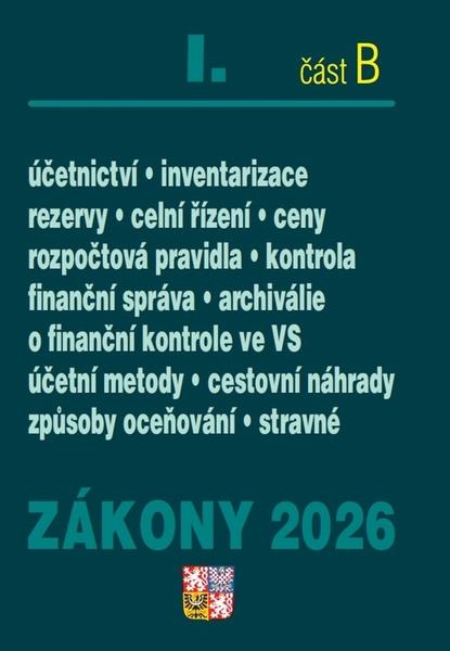 Zákony I B/2026 – Účetní zákony