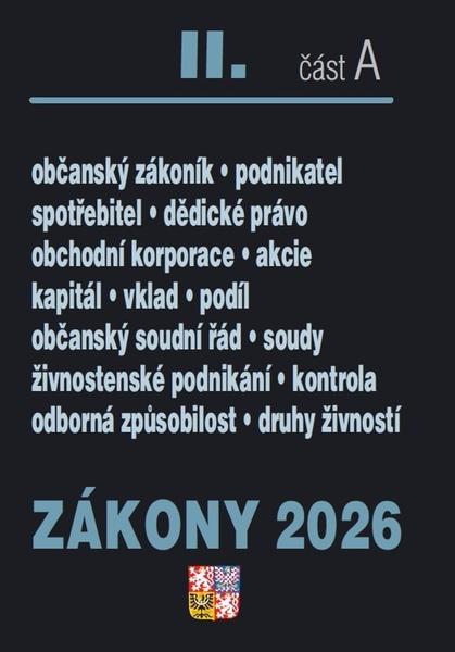 Zákony II A/2026 – Občanský zákoník