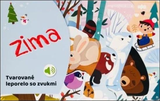 Tvarované leporelo so zvukmi Zima - 9788056716342