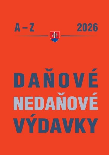 Daňové a nedaňové výdavky 2026 - 9788081622991
