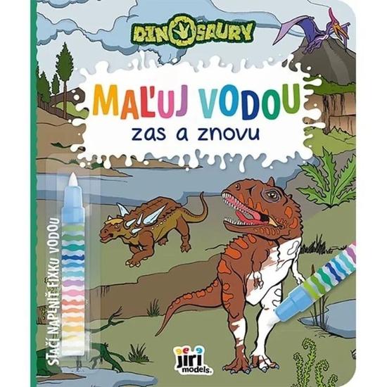 Maľuj vodou zas a znovu Dinosaury
