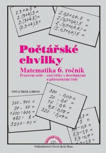 Počtářské chvilky Matematika 6. ročník - 9788087565957