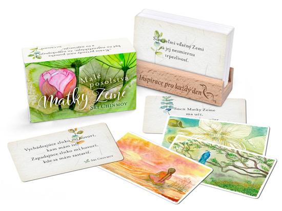 Malé posolstvá Matky Zeme s dreveným stojančekom