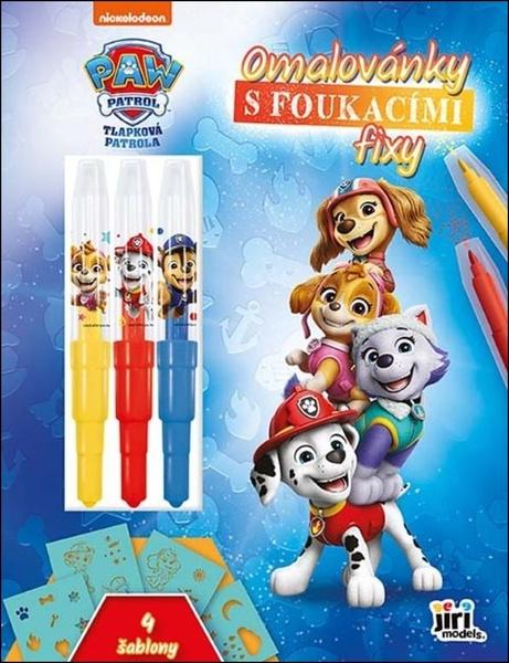 Omalovánky s foukacími fixy Tlapková patrola