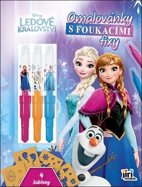 Omalovánky s foukacími fixy Ledové království