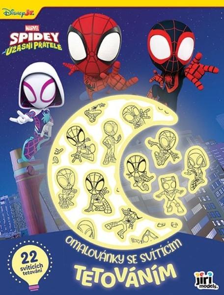 Omalovánky se svítícím tetováním Spidey