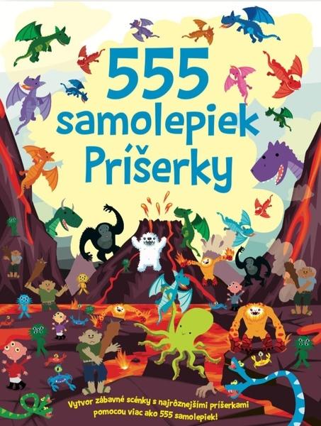 555 samolepiek Príšerky - 9788056716915