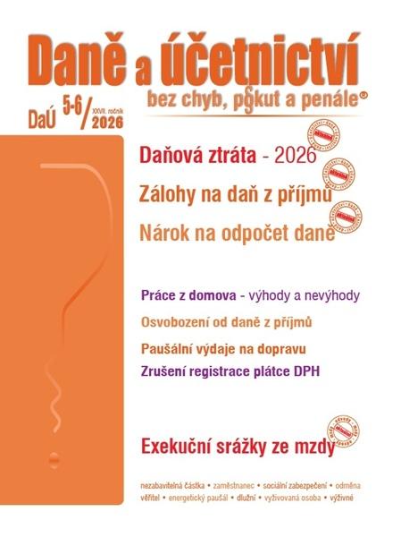 Daně a účetnictví bez chyb, pokut a penále 5-6/2026