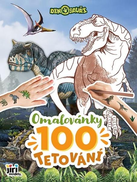 Omalovánky a 100 tetování Dinosauři