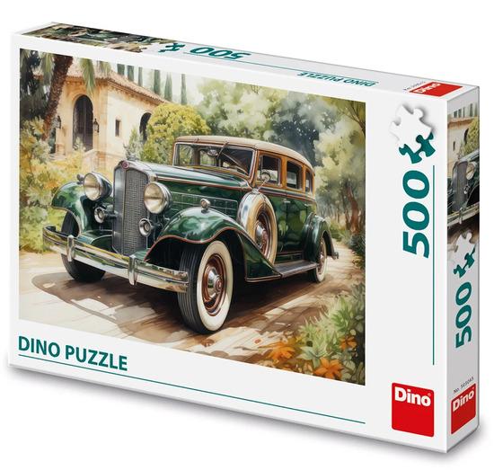 Puzzle 500 Zelený Rolls-Royce