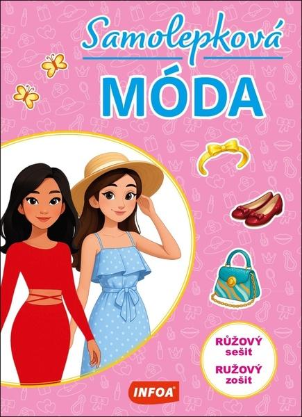 Samolepková móda Růžový sešit - 9788076972537