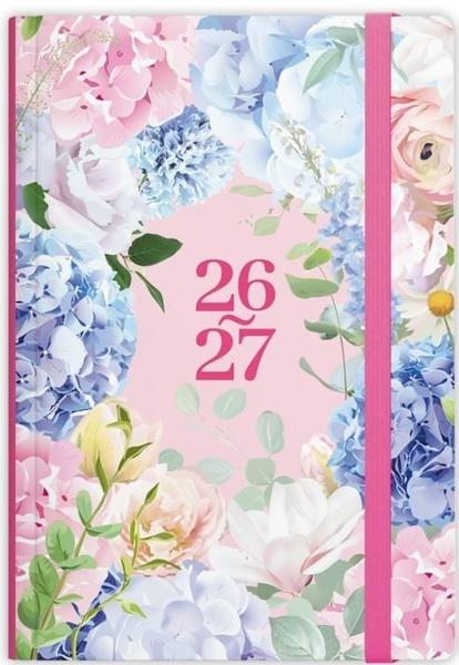 18měsíční týdenní diář 2027 Lungo B6 Květy