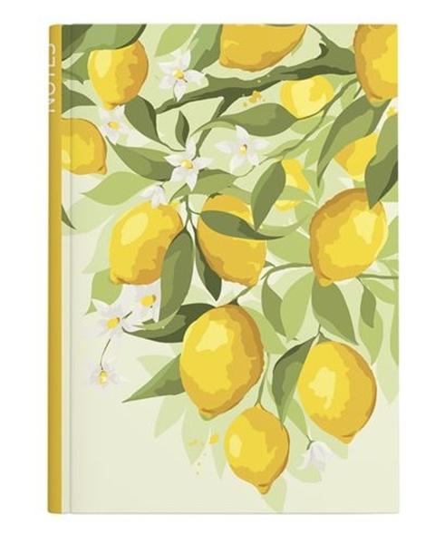 Notes tečkovaný A5 lamino Citrony