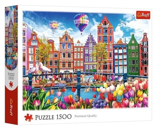 Puzzle Barevný Amsterdam