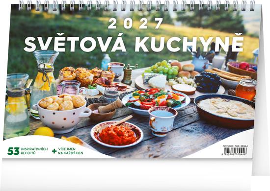 Světová kuchyně 2027 - stolní kalendář