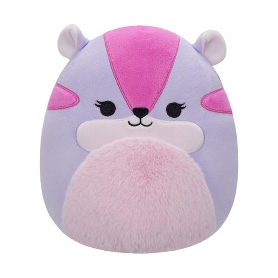 Squishmallows Fialovo-růžový chipmunk Tamara