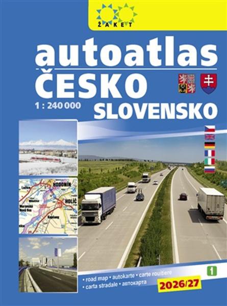 Autoatlas Česká republika Slovenská republika 1:240 000 - 9788072335077