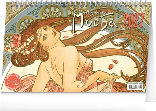 Alfons Mucha 2027 - stolní kalendář