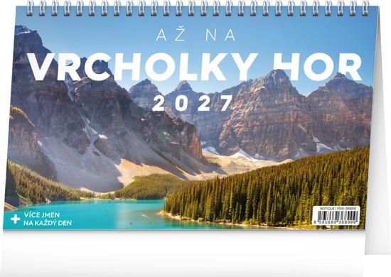 Až na vrcholky hor 2027 - stolní kalendář