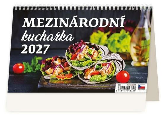 Mezinárodní kuchařka 2027 - stolní kalendář