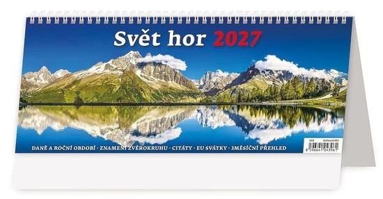 Svět hor 2027 - stolní kalendář