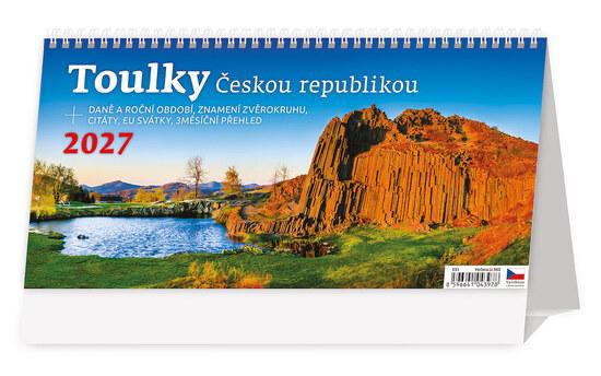 Toulky Českou republikou 2027 - stolní kalendář