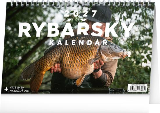 Rybářský kalendář 2027 - stolní kalendář
