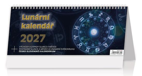 Lunární kalendář 2027 - stolní kalendář