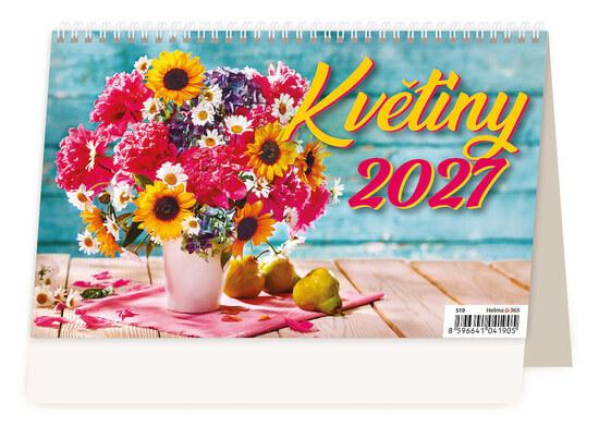 Květiny 2027 - stolní kalendář