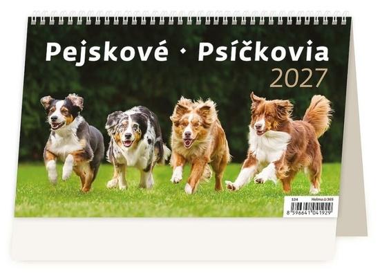Pejskové 2027 - stolní kalendář
