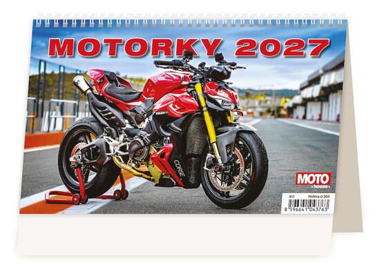 Motorky 2027 - stolní kalendář